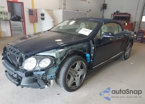 2013 Bentley Continental Gtc z USA, uszkodzony, nr VIN SCBGR3ZA5DC080369